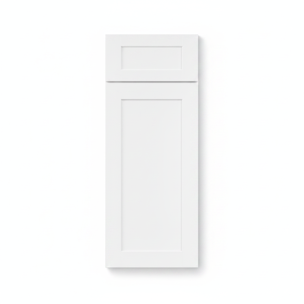 Painted White (Plywood) cabinet finish — Batch Cabinets