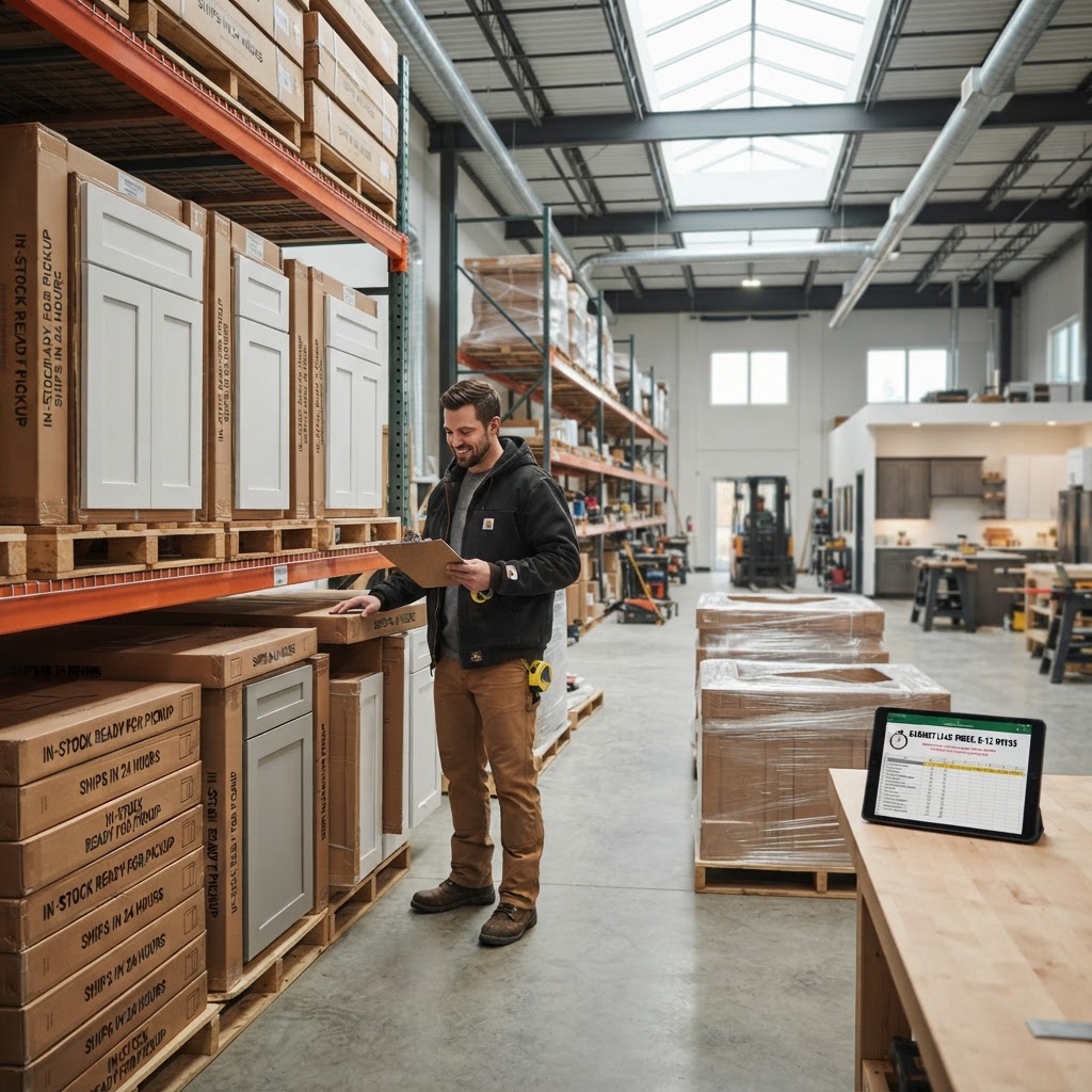 Cabinet Lead Times: Why In-Stock Beats 8-12 Week Factory Orders