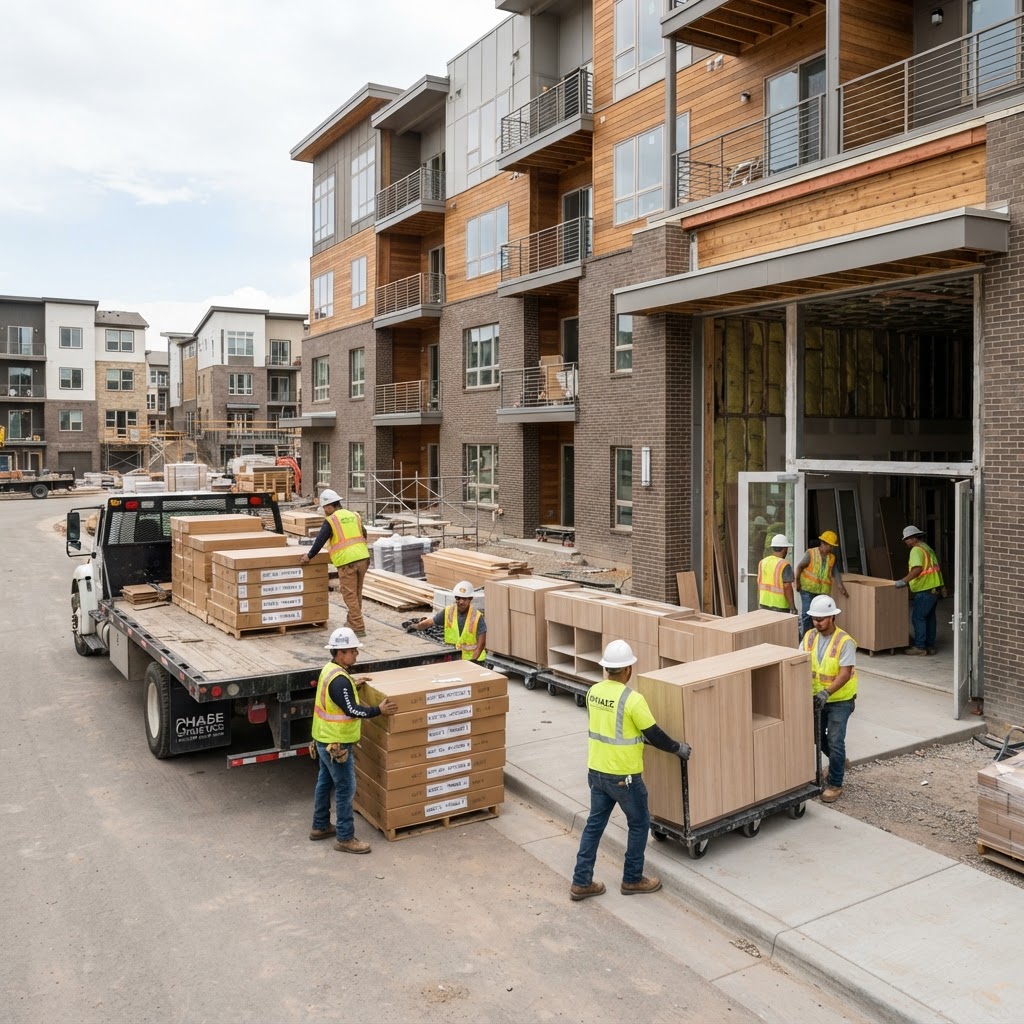 Optimizing Multifamily Logistics: The Impact of Phased Cabinet Delivery on Large-Scale Developments