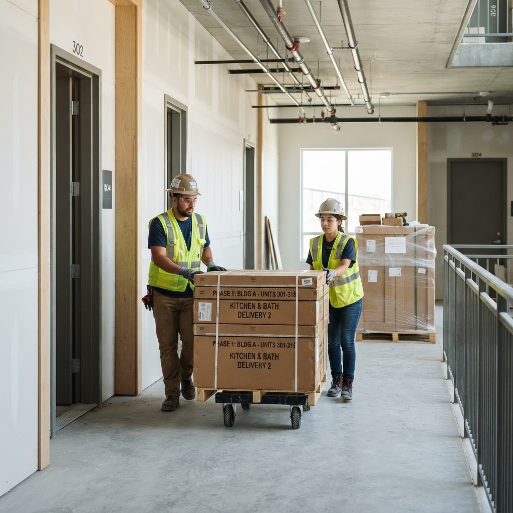 Phased Cabinet Delivery: Streamlining Multifamily and Townhome Logistics