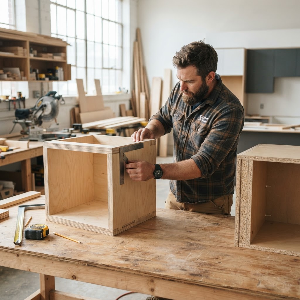 All-Plywood vs. Particleboard Cabinet Construction: What Builders Need to Know