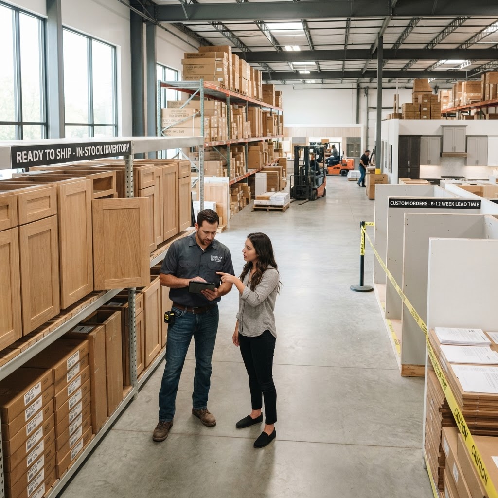 Cabinet Lead Times: Why In-Stock Inventory Beats 8–12 Week Factory Orders for Minnesota Builders