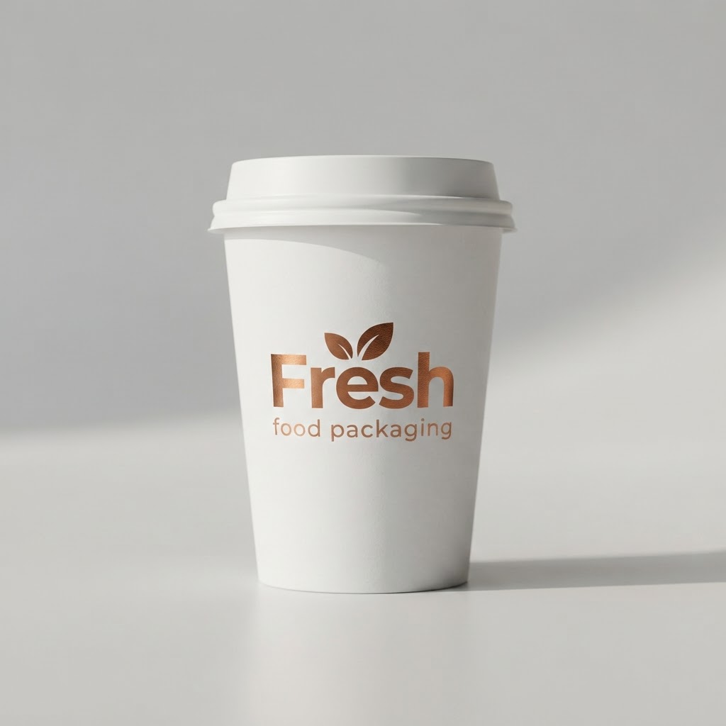 PE Lined custom printed paper coffee cup