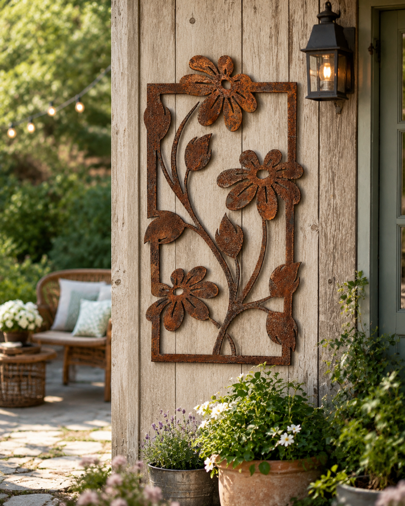 Wildflower Panel — Metal Wall Art 2