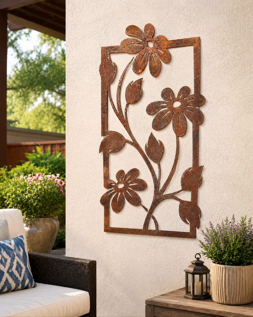 Wildflower Panel — Metal Wall Art 3