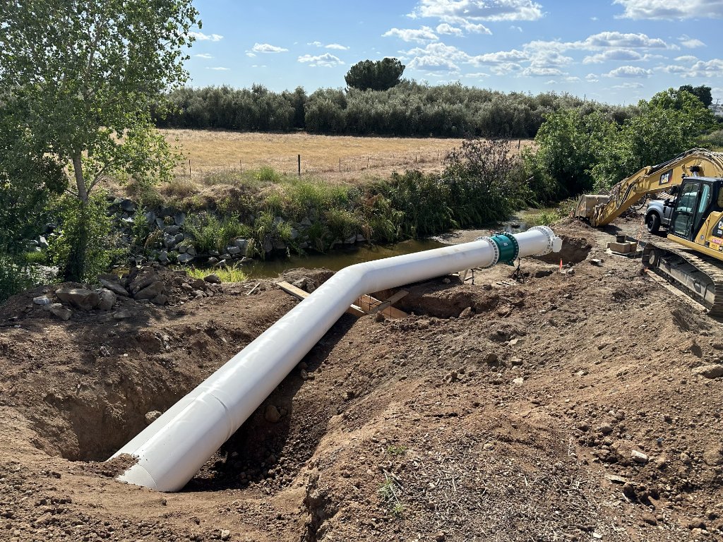 36" Canal Siphon Line — Fabrication & Installation
