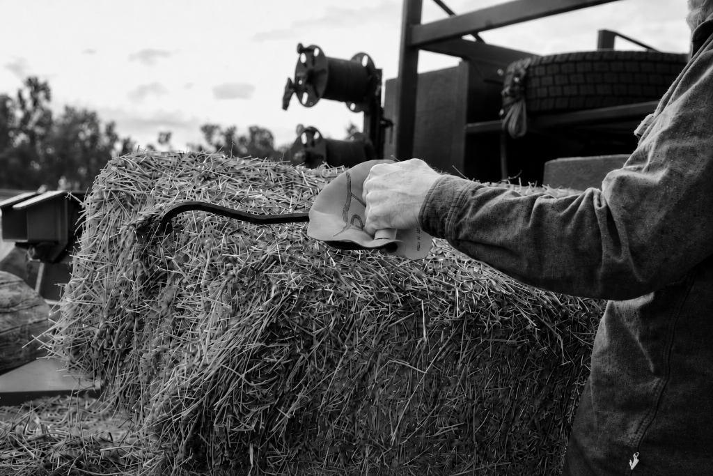 Hay Hooks in the field