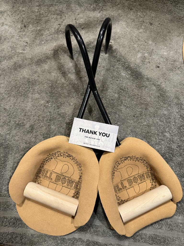 Custom branded leather guards