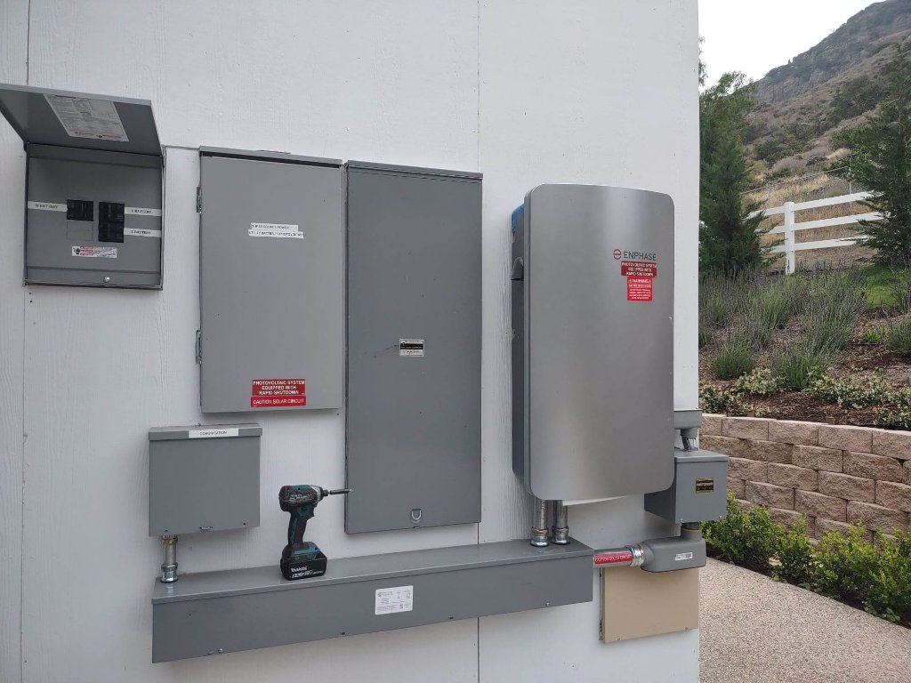Enphase Outdoor Inverter & Disconnect Install