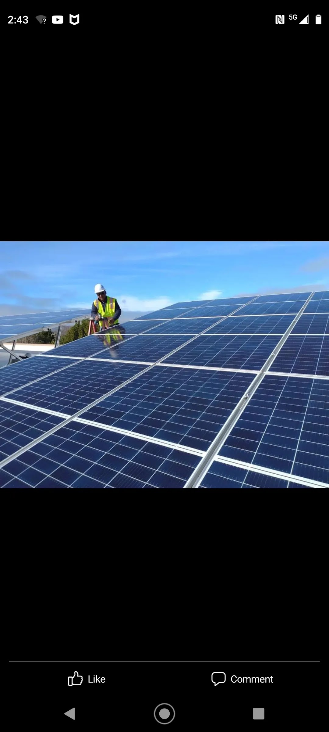 Rooftop Solar Array – Field Service