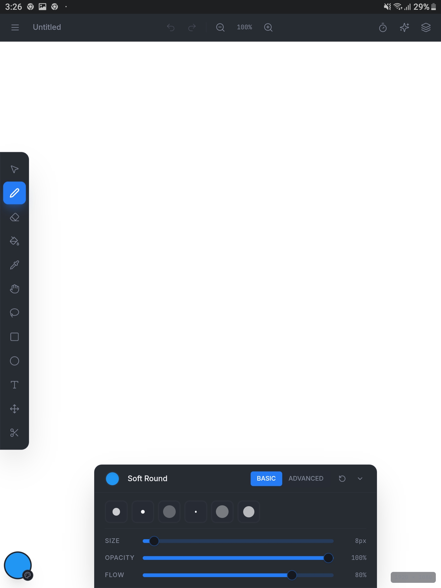 iMuse template preview