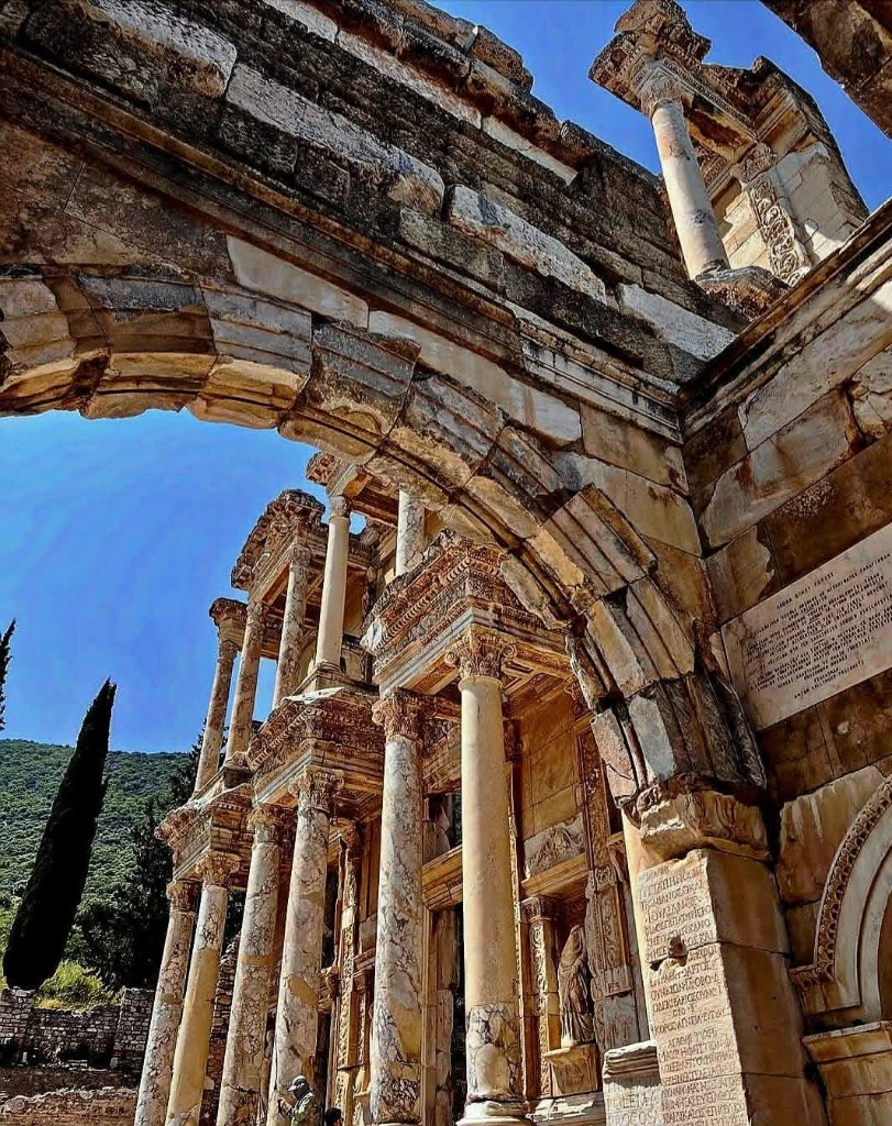 Library of Celsus facade — Ephesus