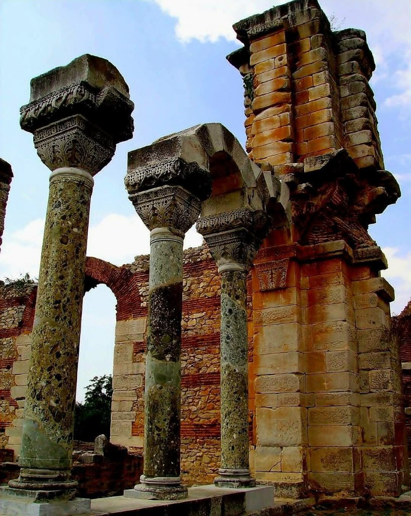 Ancient Roman basilica columns — Philippi