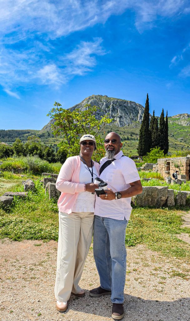 Temple of Apollo — Ancient Corinth arch and columns