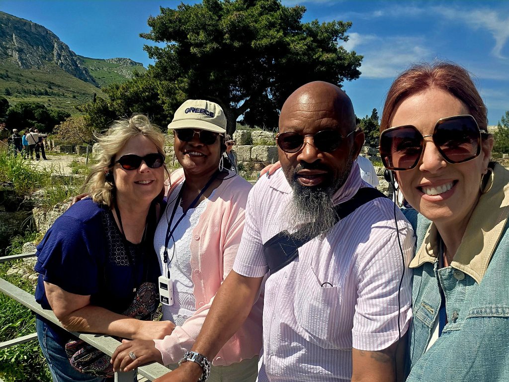 Small group at Ancient Corinth