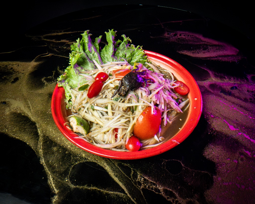 Lao Papaya Salad (Thum Mak Hoong)