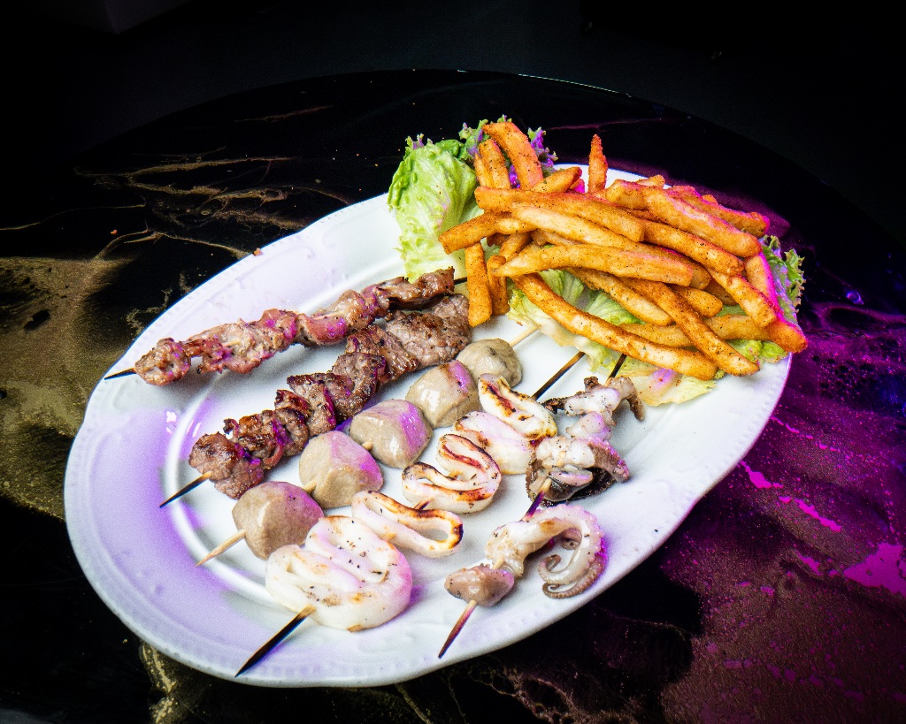 Skewer Sampler (5 sticks)