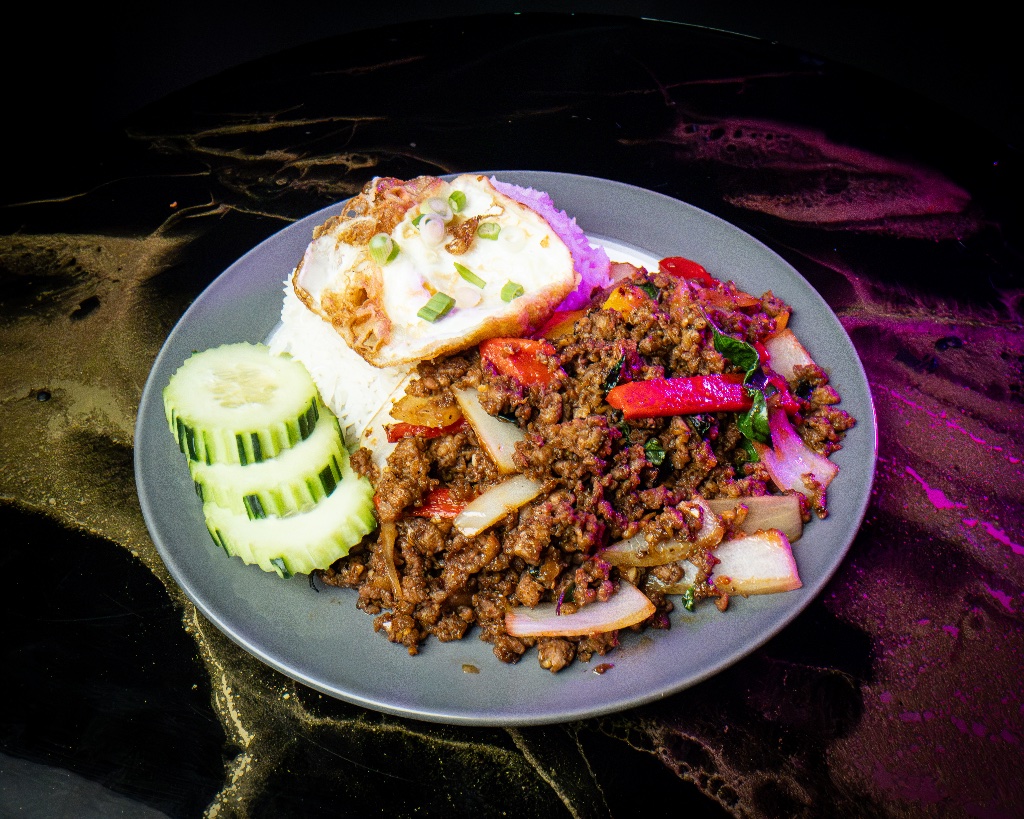 Pad Kra Pao (Thai Basil Fried Rice)