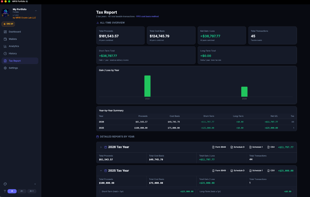 Transaction History