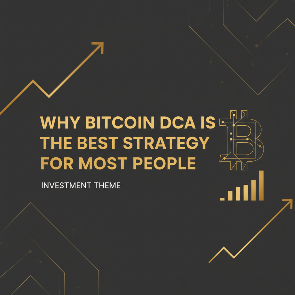 Why Bitcoin DCA Is the Best Strategy for Most People