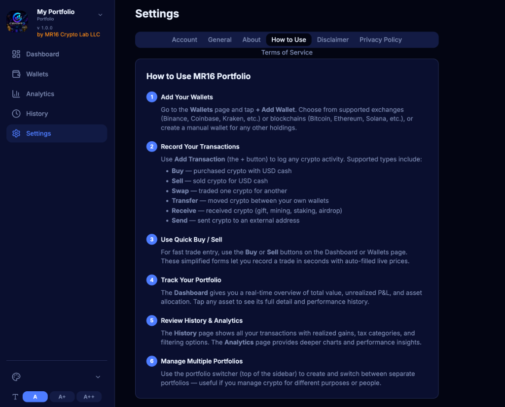 How to Use Guide
