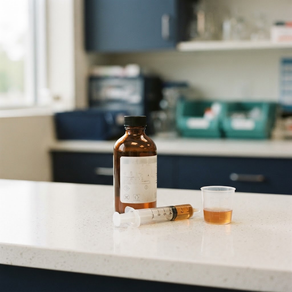 Measuring Liquid Medicine: Read the Label, Then Match the Tool