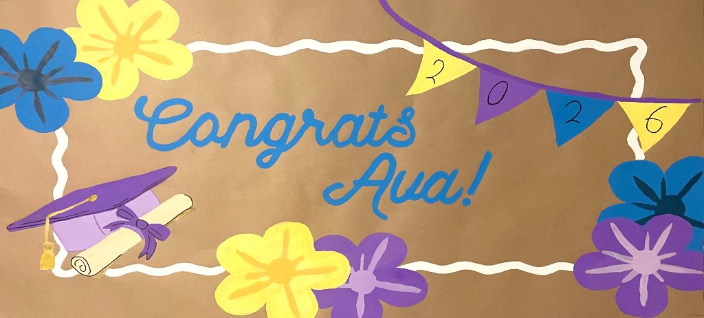 Congrats Ava! — Floral Graduation