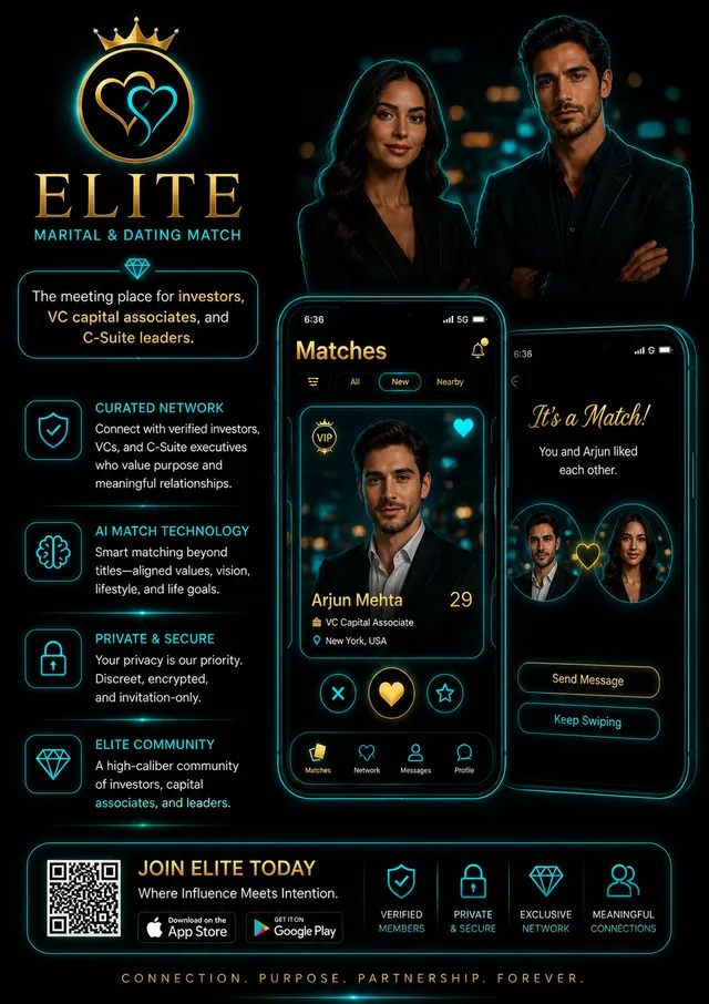 ELITE Marital & Dating Match — Connection. Purpose. Partnership. Forever.