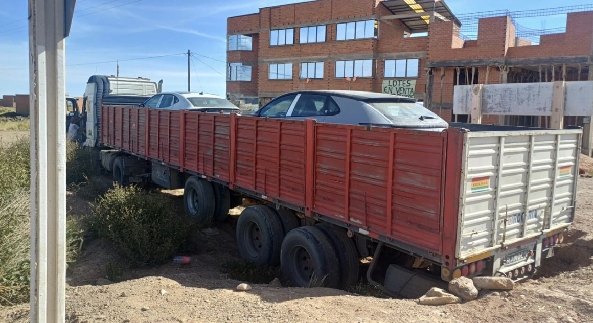 Envío por camion desde Pasto Grande rumbo a La Paz 