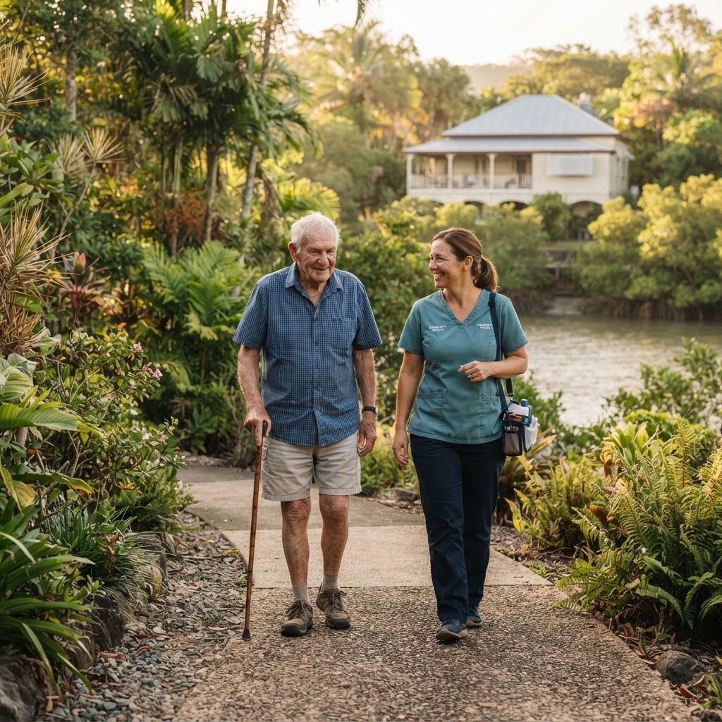 Coming home from hospital with community nursing support