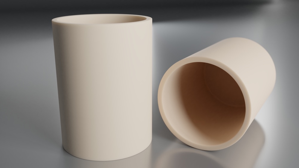 Creusets cylindriques à fond plat