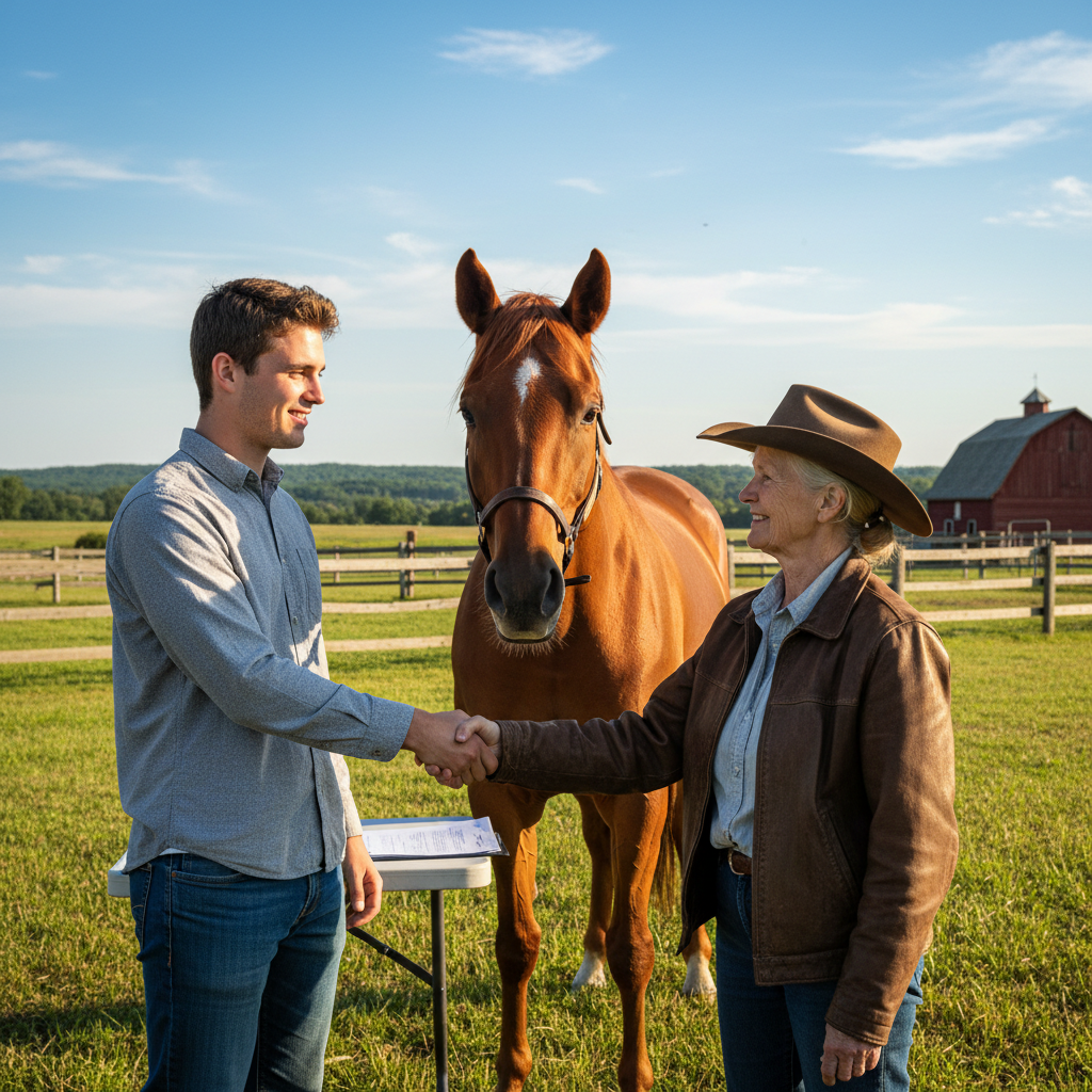 Acheter son premier cheval : de l’essai au transport