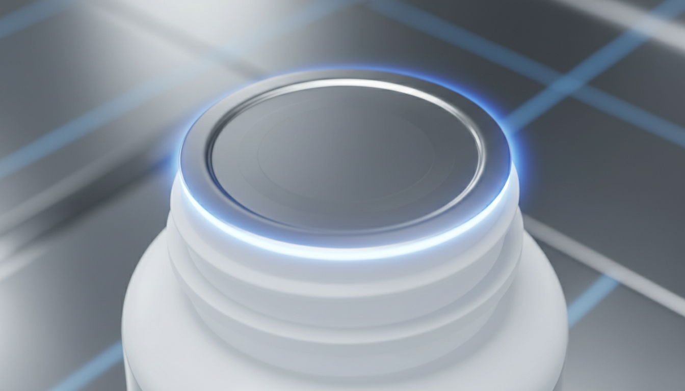 Induction cap sealing system by Pillar Technologies Precision induction seal close-up - Professional cap sealing technology