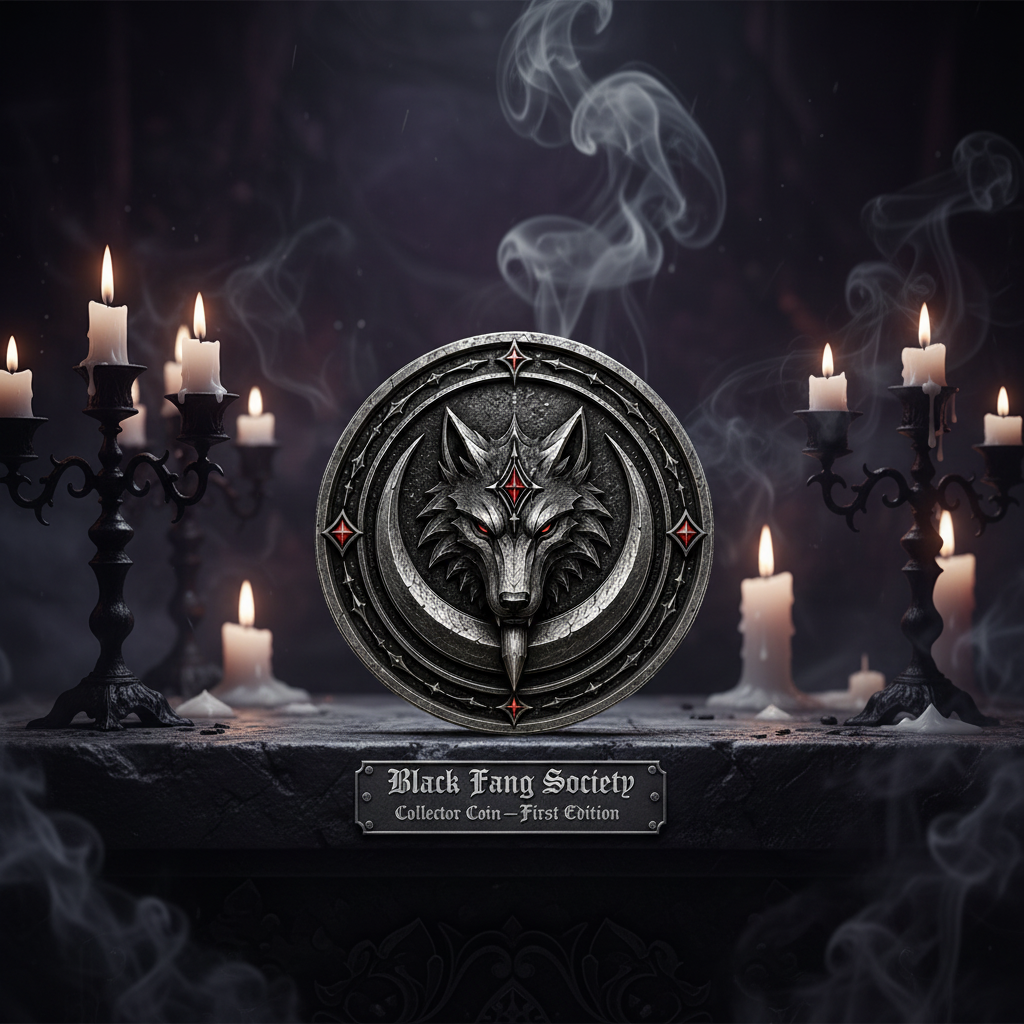 Black Fang Society Collector Coin — First Edition