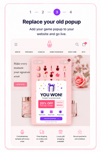Step 3 — Replace your old popup and go live