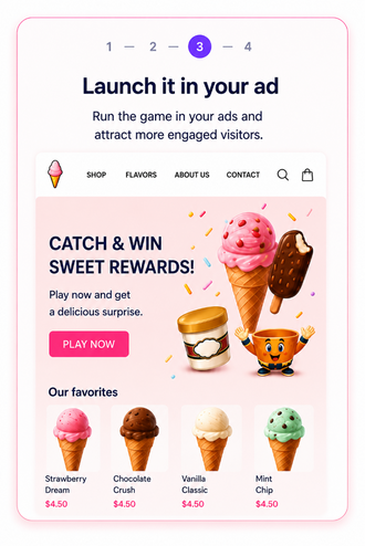 Step 3 — Launch the game in your ads