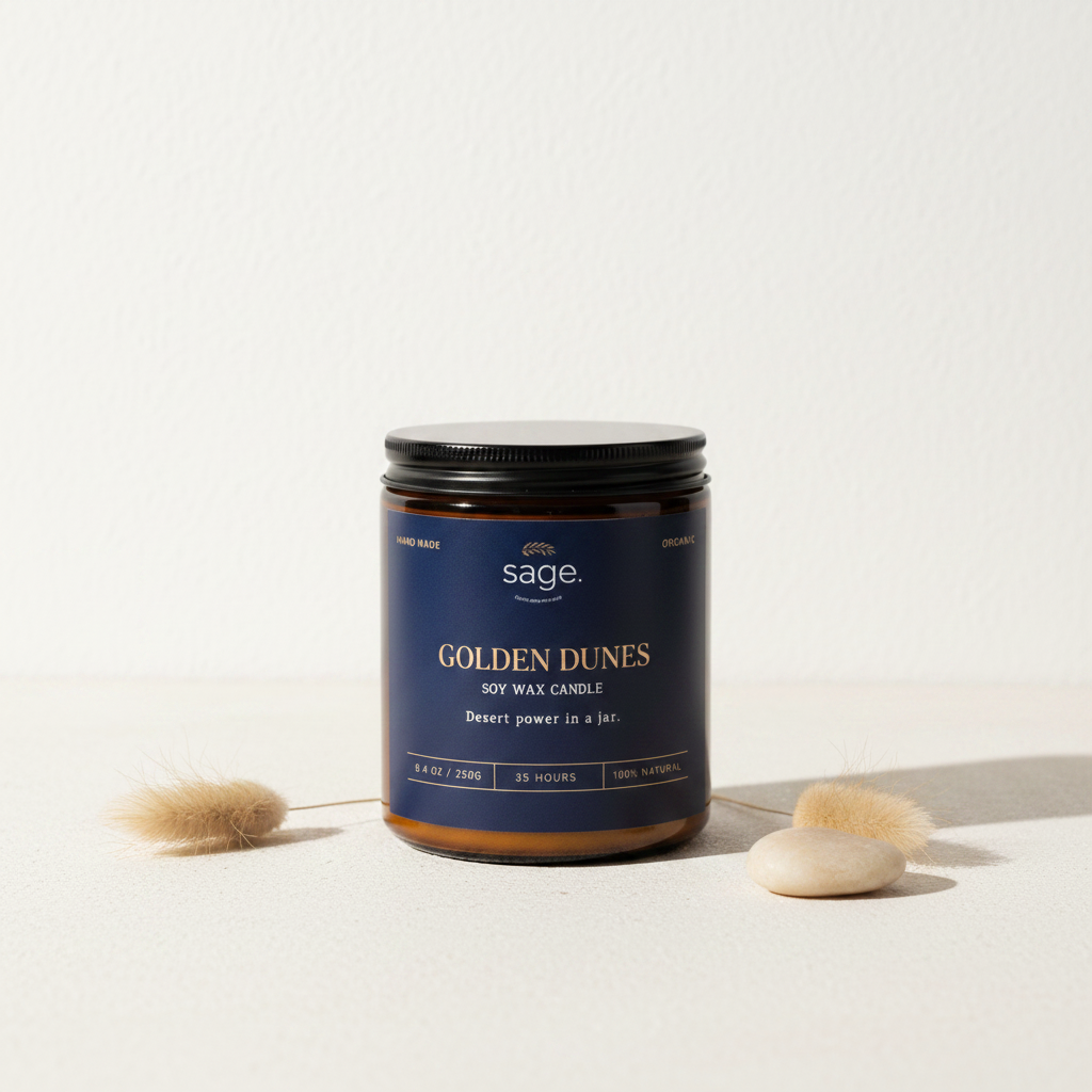 Golden Dunes Soy Wax Candle 