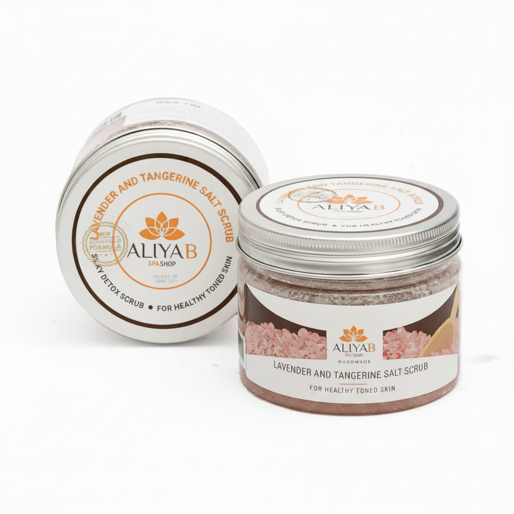 Lavender And Tangerine Salt Scrub    