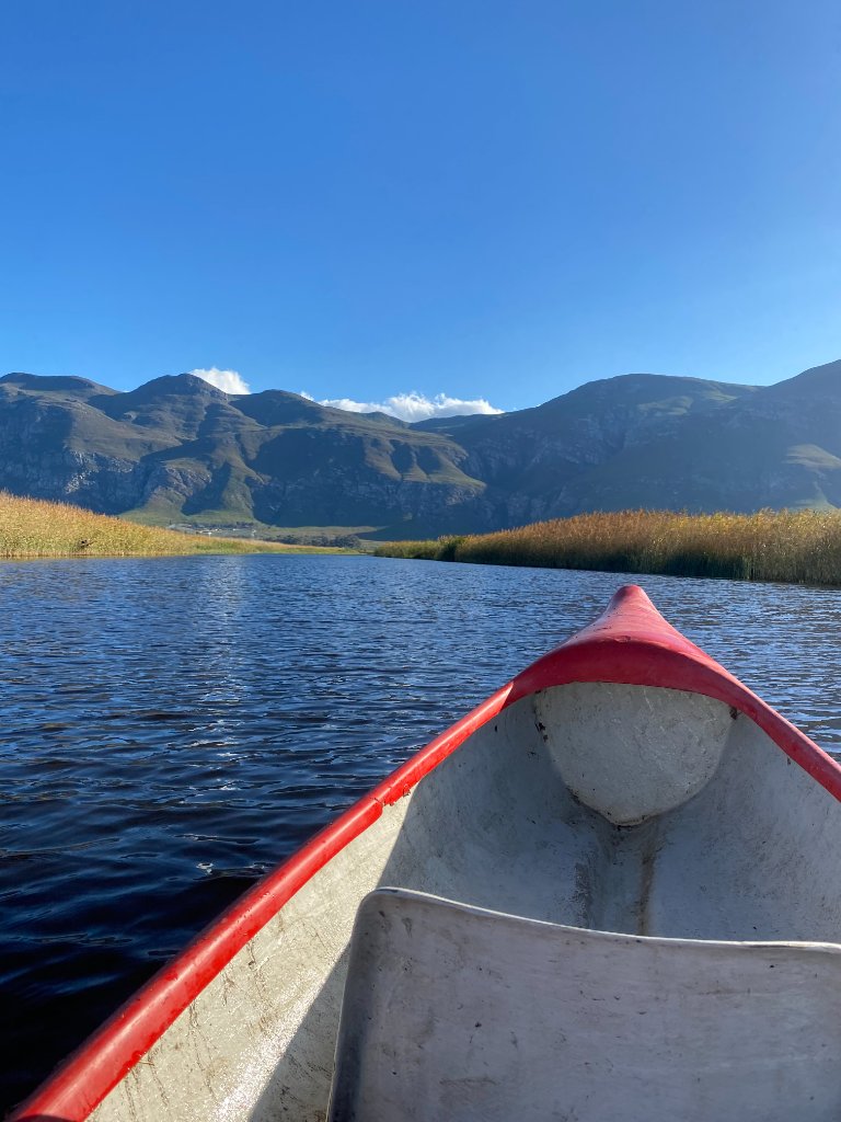 Canoeing on the river