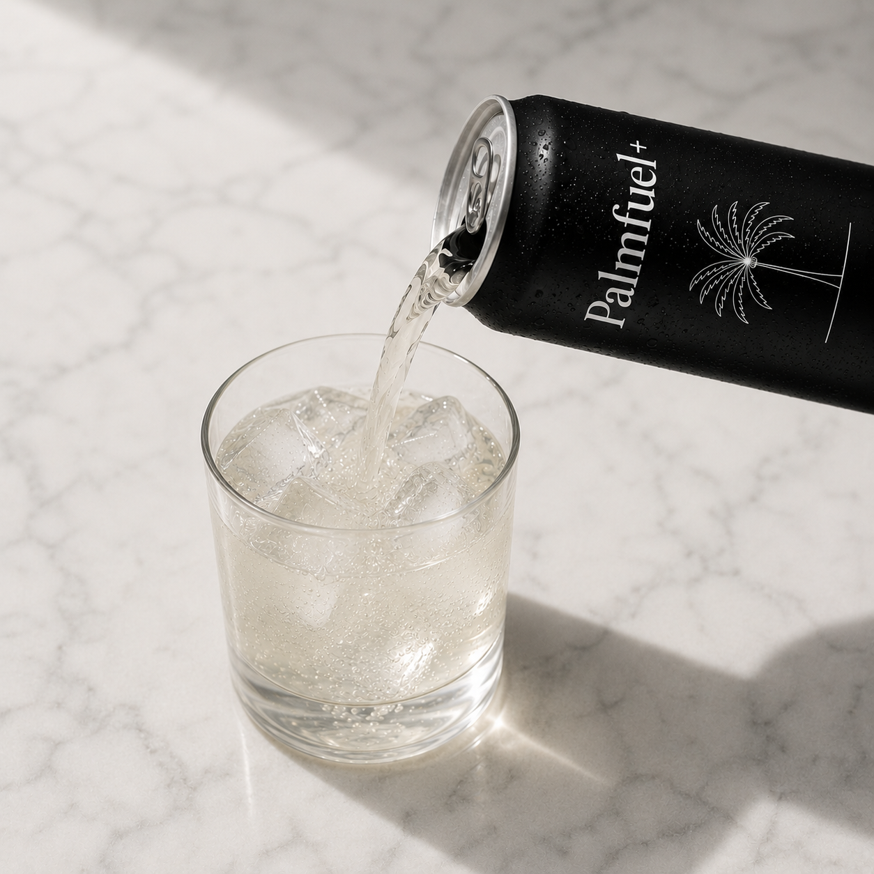 Palmfuel can splashing
