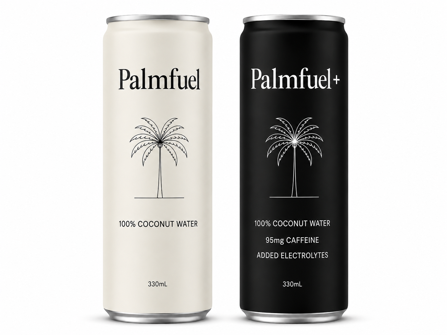Palmfuel can with coconut on stone