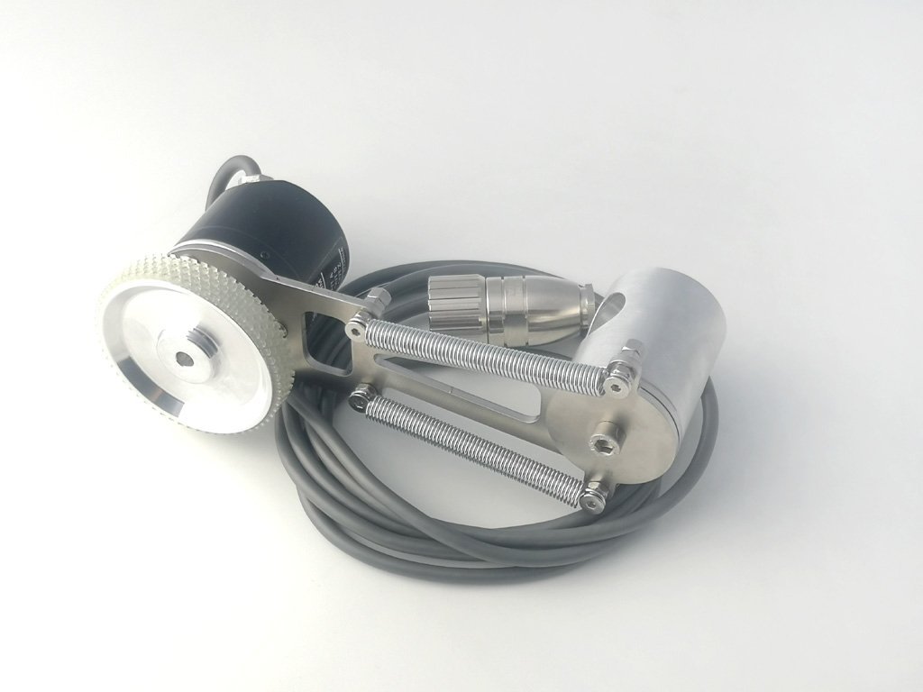 Encoder set: encoder 2000 pulses, friction wheel, flexible mounting arm and mounting basic set