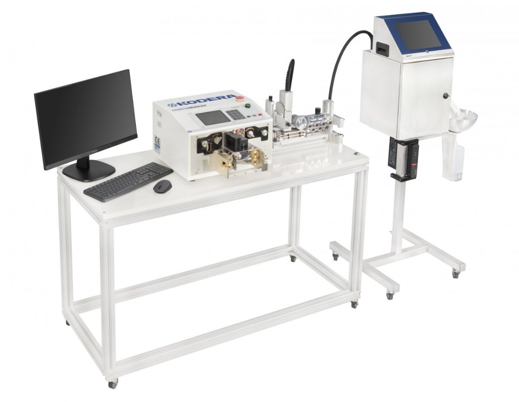 Cable marking station integrated with Kodera