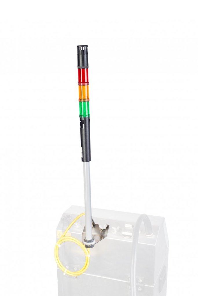 Signal column: 3 colors with buzzer, cabinet mounting, 16 pins plug for alphaJET Mondo