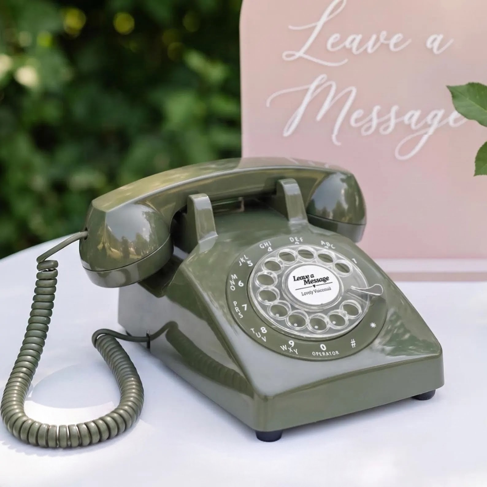 Olive You β vintage rotary phone