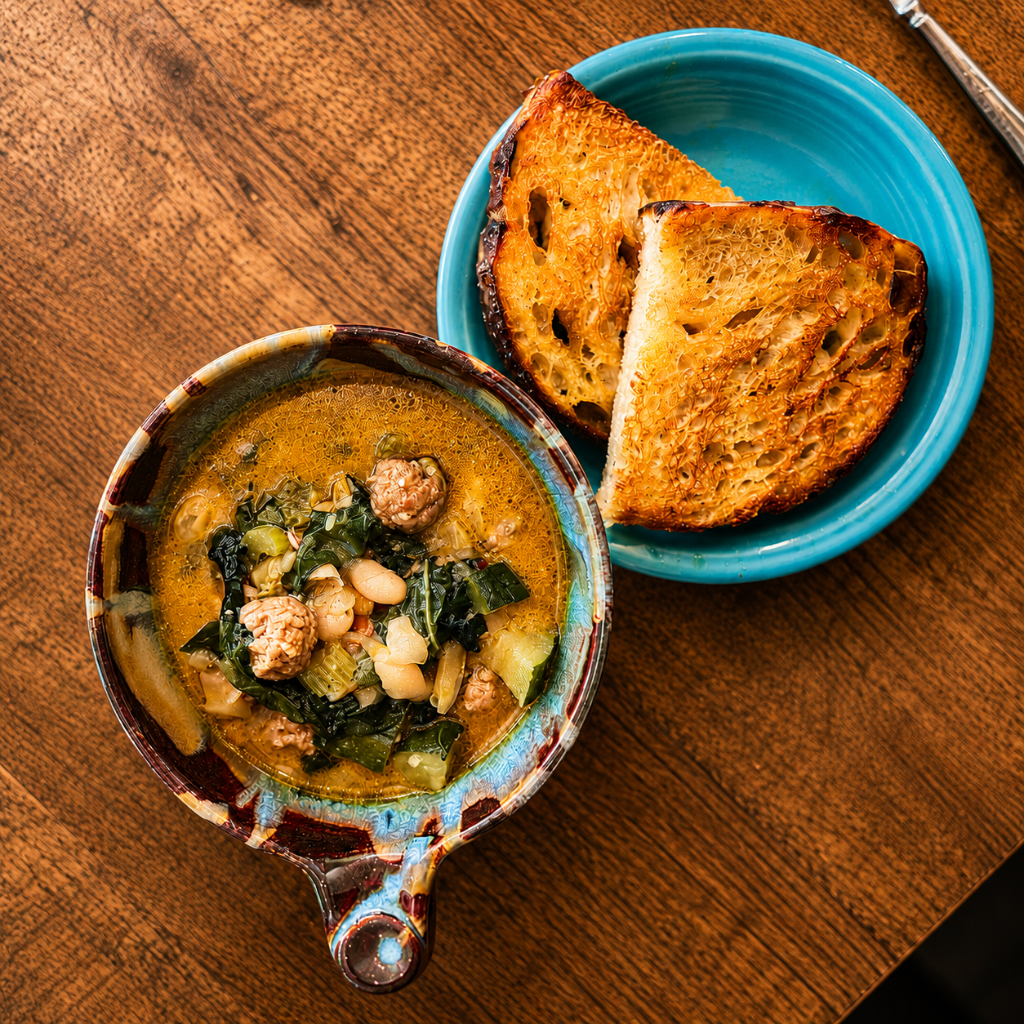 Cannellini Bean Soup with Italian Sausage