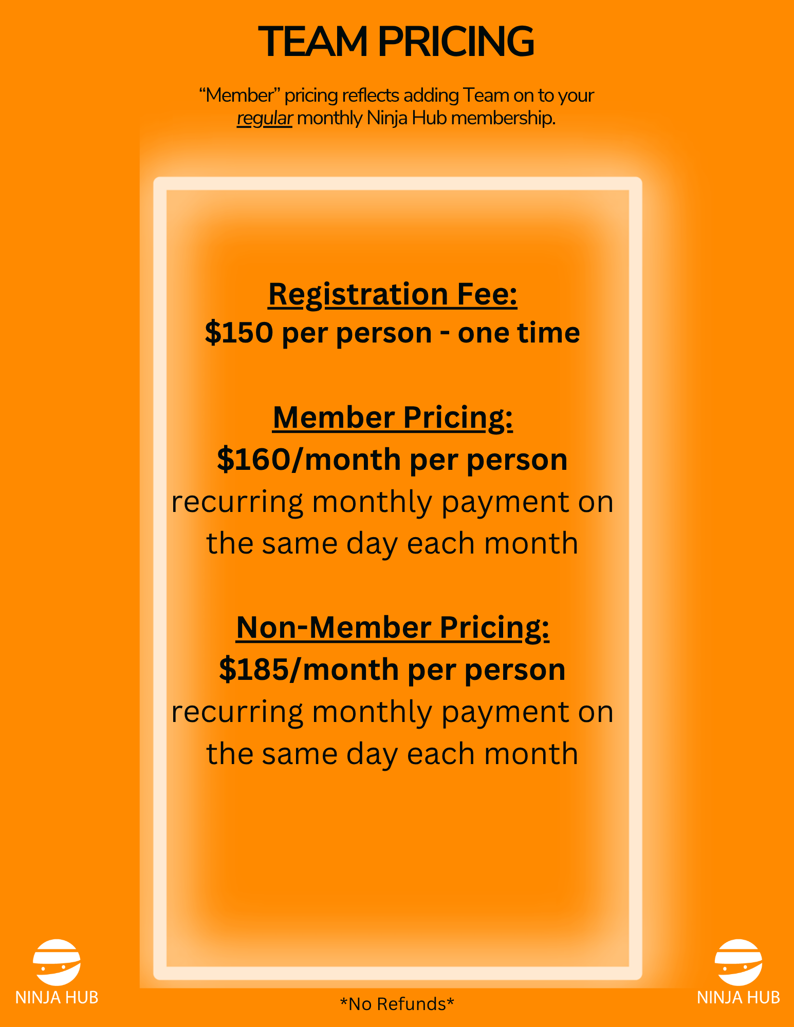 Ninja Hub Team Season 8 info — section 6
