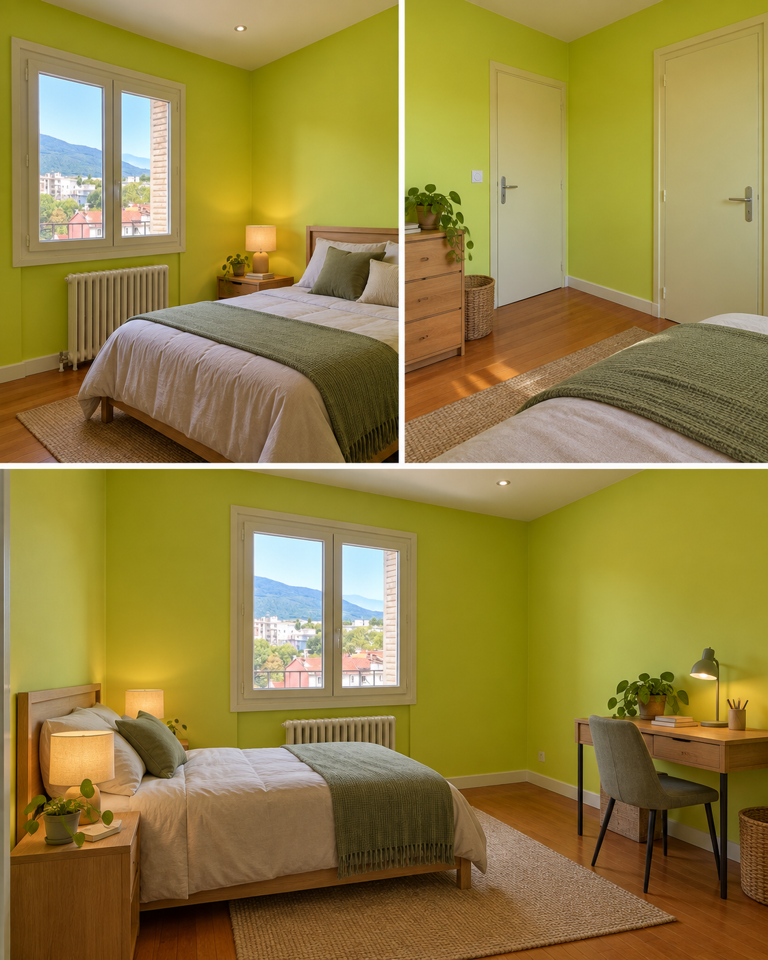 Appartement de 86m² au dernier étage — balcon, vue montagnes et garage - 3