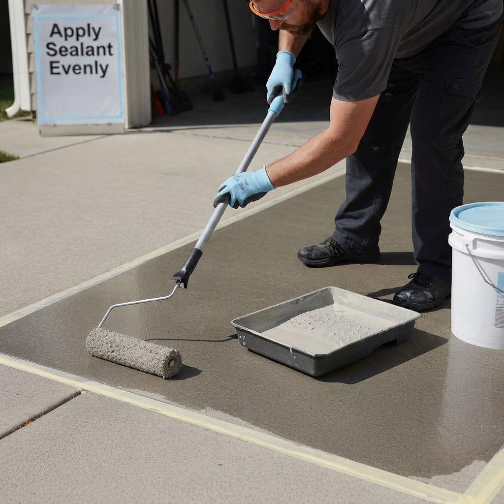 Concrete Cleaning & Sealing
