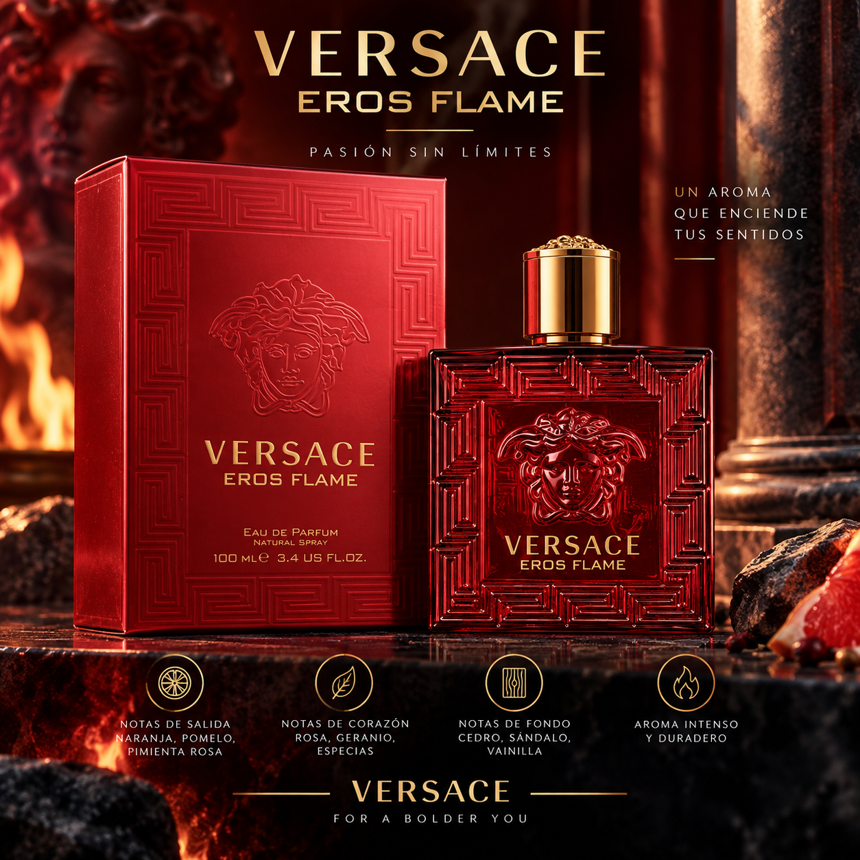Versace Eros Flame Eau de Parfum